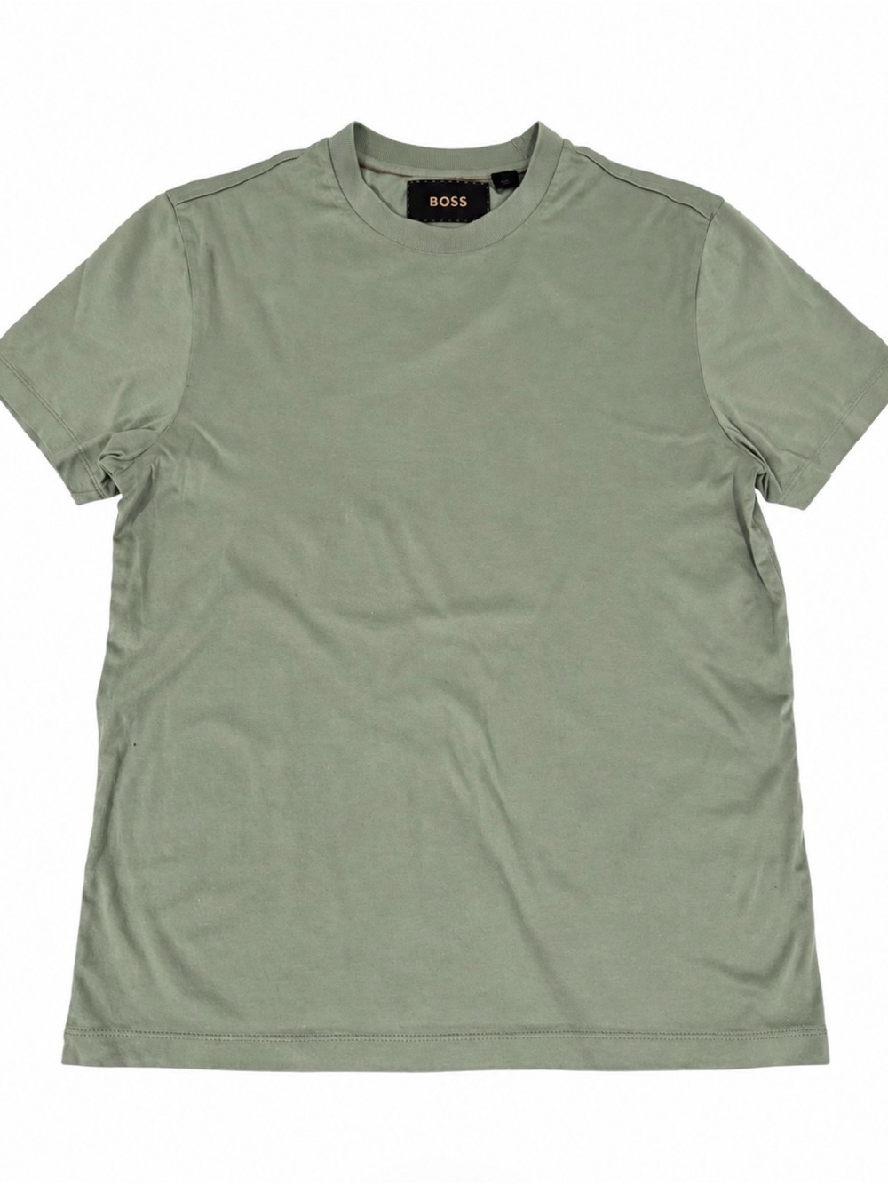 BOSS Men's Crew Neck Short Sleeve Tee in Sage Green